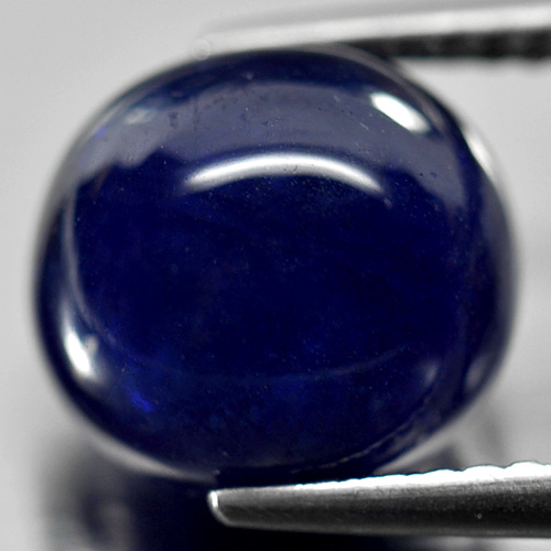 6.69 Ct. Natural Blue Sapphire Gemstone Oval Cabochon From Madagascar