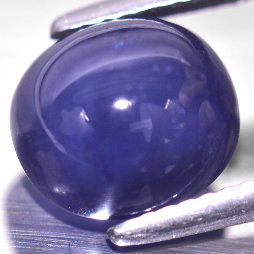 4.74 Ct. Gemstone Natural Blue Sapphire Oval Cabochon From Madagascar