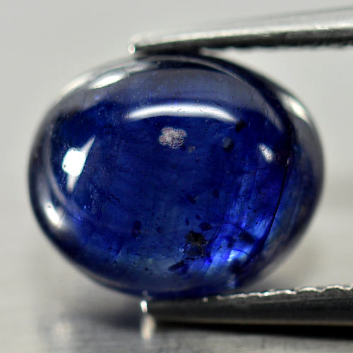 3.44 Ct. Charming Color Natural Gemstone Blue Sapphire Oval Cabochon