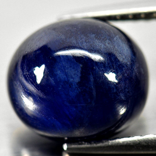 5.72 Ct. Natural Gem Blue Sapphire Oval Cabochon From Madagascar