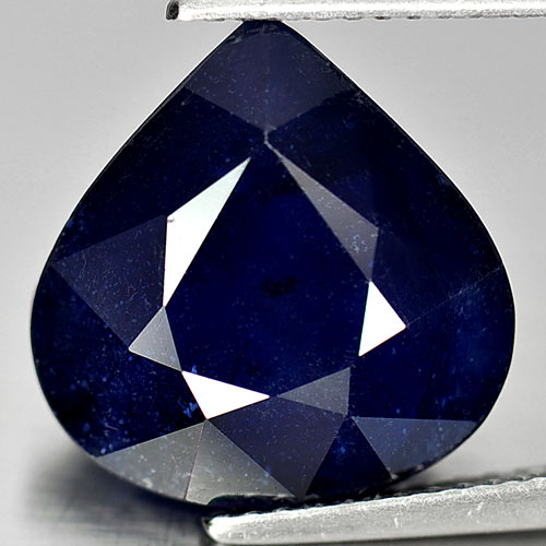 10.05 Ct. Natural Gemstone Blue Sapphire Pear Shape Madagascar