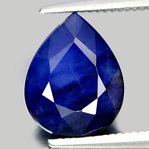 Nice Natural Gem 2.99 Ct. Pear Shape Blue Sapphire Diffusion Madagascar