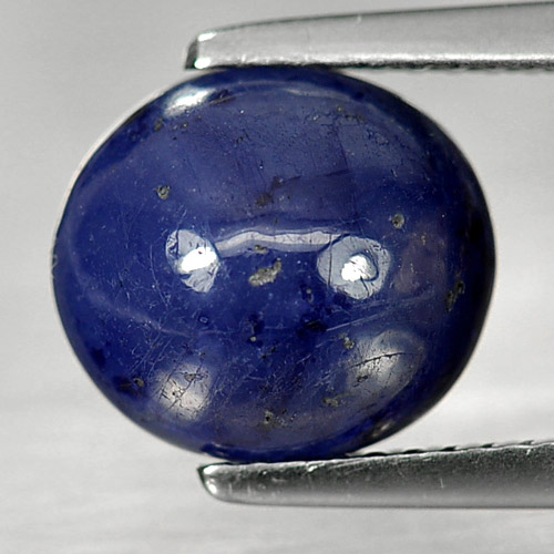 4.20 Ct. Good Color Natural Blue Sapphire Gemstone Oval Cabochon