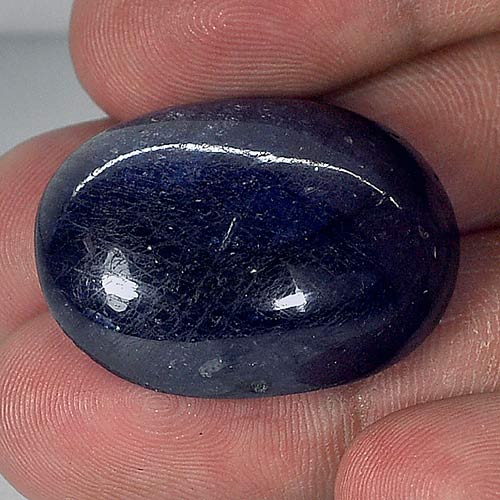 90.00 Ct. Natural Gemstone Blue Sapphire Oval Cabochon From Madagascar