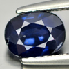 Blue Sapphire 1.28 Ct. Oval Shape 7 x 5.1 x 3.7 Mm. Natural Gemstone Madagascar