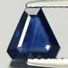 Certified Blue Sapphire 1.23 Ct. Fancy 6.61 x 6.32 Mm. Natural Gemstone Thailand