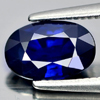 Blue Sapphire 1.19 Ct. Oval Shape 7.8 x 5.2 x 3.3 Mm. Natural Gemstone Thailand