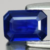 Blue Sapphire 0.86 Ct. Octagon 7 x 5 Mm. Natural Gemstone Thailand Heated Only Blue Sapphire 0.86 Ct. Octagon 7 x 5 Mm. Natural Gemstone Thailand Heated Only