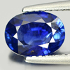 Blue Sapphire Certified 1.73 Ct. Oval Shape Natural Unheated Gemstone Nigeria