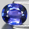 Sapphire Purplish Blue 1.01 Ct. Oval 6.7 x 5.7 Mm. Natural Gemstone Madagascar