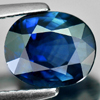 Certified Blue Sapphire 2.10 Ct. Oval 8.56 x 7.05 Mm. Natural Gemstone Thailand
