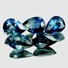 2.49 Ct. 5 Pcs. Pear Natural Blue Sapphire Thailand Gemstone