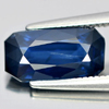 Blue Sapphire 2.49 Ct. Octagon Shape 10.6 x 5.6 Mm. Natural Gemstone Madagascar