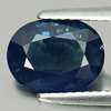 Blue Sapphire Certified 2.66 Ct. Oval 9.89 x 7.66 Mm.Natural Gemstone Madagascar