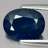 Blue Sapphire Certified 2.85 Ct. Oval 9.80 x 7.38 Mm. Natural Gem Madagascar