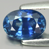 Certified Blue Sapphire 1.34 Ct Oval Shape 7.33 x 5.16 Mm Natural Gem Madagascar