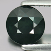 Certified Greenish Blue Sapphire 1.73 Ct.  Round 6.66 Mm. Natural Gem Madagascar