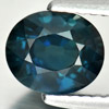 Certified 1.69 Ct. Natural Gemstone Blue Sapphire Oval 7.60 x 6.43Mm. Madagascar