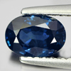 Natural Gemstone Blue Sapphire 1.15 Ct. Certified Oval 7.03 x 4.96Mm. Madagascar