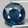 Certified Blue Sapphire 1.78Ct. Round 7.1 x 7.1 x 4.2 Mm. Natural Gem Madagascar