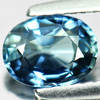 Certified Blue Sapphire 1.31 Ct. Oval 7.25 x 5.56 Mm Natural Gemstone Madagascar