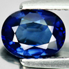 Certified Blue Sapphire 1.29 Ct. VS Oval 7.04 x 5.45 Mm. Natural Gem Madagascar