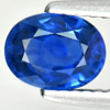 Certified Blue Sapphire 1.52 Ct. Oval 7.46 x 5.64 Mm. Natural Gem Madagascar