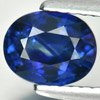 Blue Sapphire Certified 1.77 Ct. Oval 7.45 x 5.96 Mm. Natural Gem Madagascar