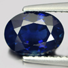 Certified 1.95 Ct. Oval Shape 8.33 x 6.24 Mm. Natural Blue Sapphire Madagascar