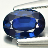 Certified Blue Sapphire 1.11 Ct. VVS Oval 7.1 x 5 Mm Natural Gemstone Madagascar