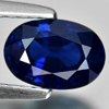 Certified Blue Sapphire 1.50 Ct. Oval Shape 7.68 x 5.30 x 4.08 Mm. Natural Gem