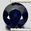 Certified Blue Sapphire 1.48 Ct. VVS Round Shape 6.36 Mm. Natural Gem Madagascar