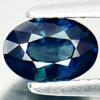 Certified Blue Sapphire 1.24 Ct. VVS Oval 7.34 x 5.10 Mm. Natural Gem Madagascar
