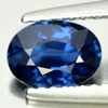 Certified Blue Sapphire 1.04 Ct. VVS Oval Shape Natural Gemstone Madagascar