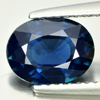 Certified Blue Sapphire 1.92 Ct. VVS Oval 8.72 x 6.67 Mm. Natural Gem Madagascar
