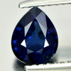 Certified 1.34 Ct.  Pear Shape7.02 x 5.67Mm.Natural Gem Blue Sapphire Madagascar