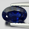 Oval 7.19 x 4.90Mm. 1.15 Ct. Certified Blue Sapphire Natural Gemstone Madagascar