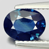 Certified Blue Sapphire 1.36 Ct. Natural Gem Oval Shape 7.95 x 6.17Mm.Madagascar