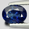 Certified Blue Sapphire 1.00 Ct. VVS Oval 6.51 x 4.88 Mm. Natural Gem Madagascar