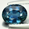 Certified Blue Sapphire 1.37 Ct. Natural Gem Oval Shape 7.32 x 5.79Mm.Madagascar