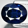Certified Blue Sapphire 1.70 Ct. VVS Oval 7.53 x 5.94 Mm Natural Gem Madagascar