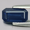 Certified 1.73 Ct. Natural Blue Sapphire Gemstone Octagon Madagascar