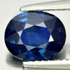 Certified 2.05 Ct. Natural Gem Blue Sapphire Oval Shape 8.5 x 6.9 Mm. Madagascar