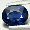 Certified 2.00 Ct. Natural Gem Blue Sapphire Oval Shape 8.41 x 6.55Mm.Madagascar