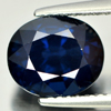 Certified 3.38 Ct. Oval Shape Natural Blue Sapphire Gemstone Madagascar