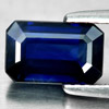 Certified 2.14 Ct. Natural Blue Sapphire Gemstone Octagon Shape