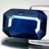 Certified 2.09 Ct. Natural Blue Sapphire Gemstone Octagon Shape