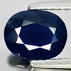 Blue Sapphire 1.54 Ct. Oval Shape 8 x 6.4 Mm. Natural Gemstone Heated Thailand
