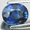 Certified Blue Sapphire 1.81 Ct. Oval 7.05 x 5.95 Mm. Natural Gem Madagascar