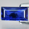 0.42 Ct. Natural Blue Sapphire Gemstone Baguette Shape From Thailand 0.42 Ct. Natural Blue Sapphire Gemstone Baguette Shape From Thailand